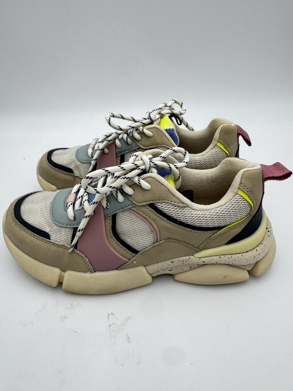 ZARA Women’s Chunky Multicolor Sneakers Size EU 37 / US 6.5-7